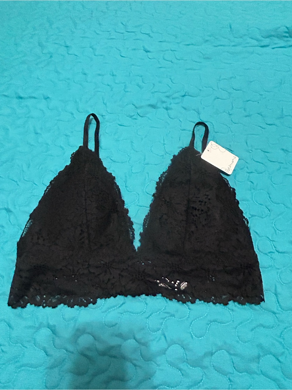Anemone Black Lace Bralette